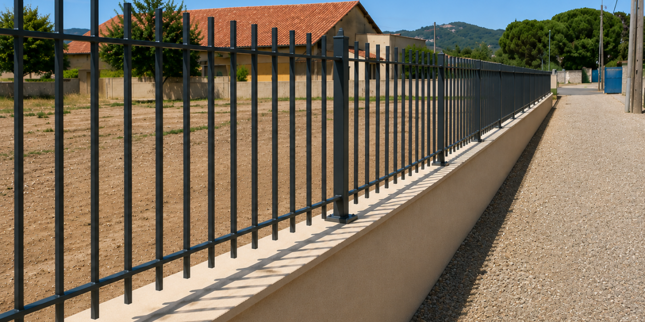 SIV_Clotures_Barreaudage_Sur_Muret